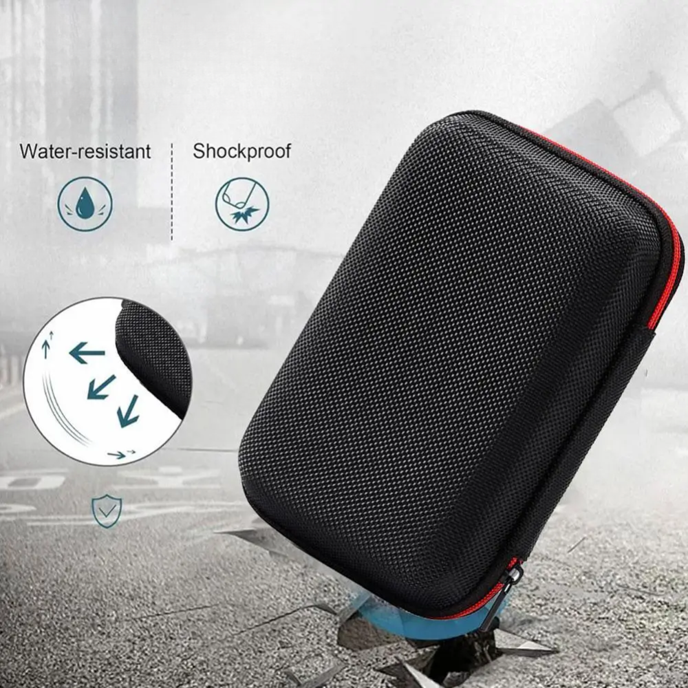 Étui de Rangement Console Rétro Noir & Rouge