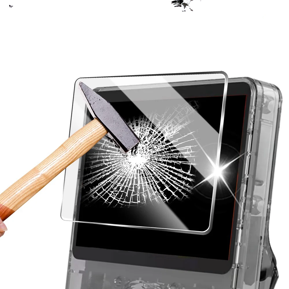 Verre Trempé R36S – Protection Écran HD Anti-Rayures Console Rétro